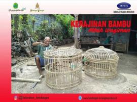 Satu Lagi Kerajinan Bambu Produk Lokal Bendungan