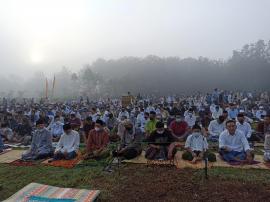 Perantau Boleh Mudik, Jemaah Shalat Idul Fitri Membeludak