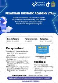 PELATIHAN THEMATIC ACADEMY