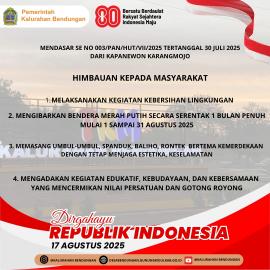 DIRGAHAYU REPUBLIK INDONESIA KE - 80